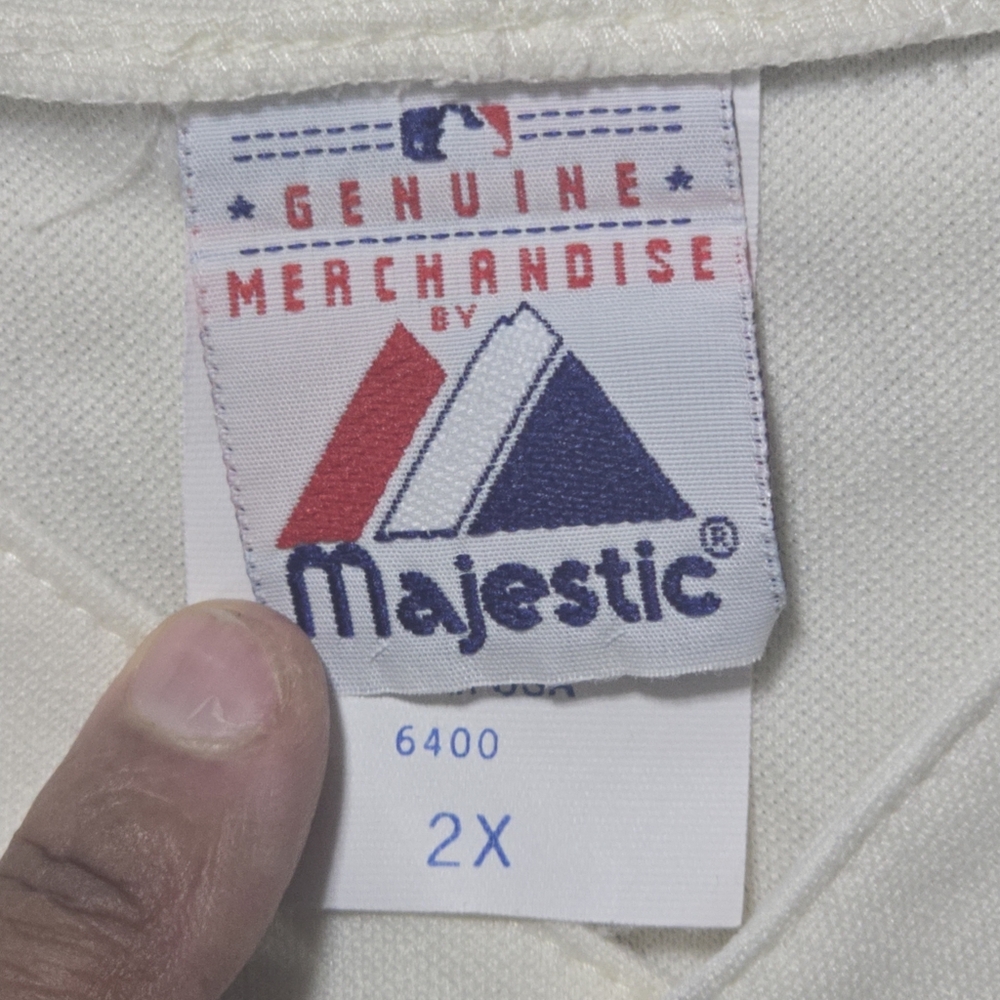 Majestic Chicago White Sox MLB Jersey Men's Size 2XL Cream Color - Made In USA - Picture 7 of 16